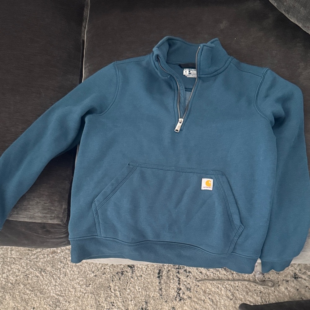 Carhartt Women’s Blue Zip-Up Sweatshirt